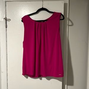 Calvin Klein, Size 2x Blouse, Hot Pink/Fuschia. In very good used condition.